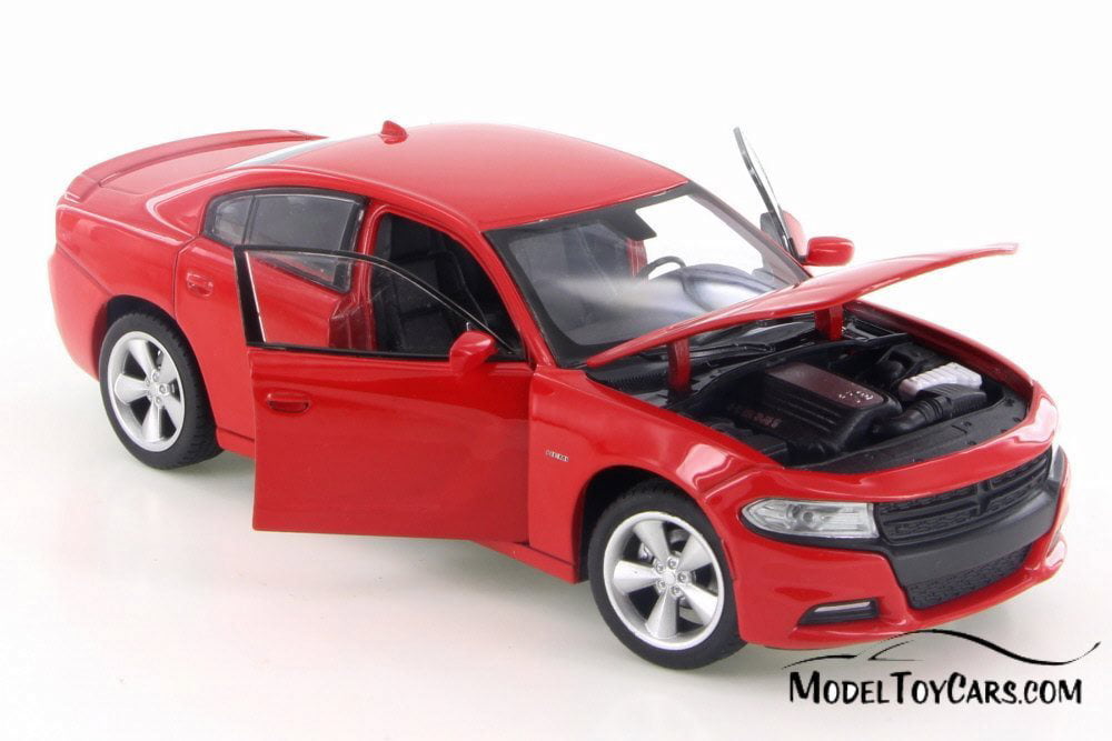 1/24 Welly 2016 Dodge Charger R/T Red Diecast Model Car RED 24079 