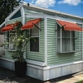 thumbnail image 2 of Awntech 3.38 Ft New Orleans Fixed Awning Canopy with Spear Arms (40.5in x 24in x 16in), Terracotta, 2 of 3