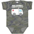 thumbnail image 3 of Inktastic My Aunt Saves Lives Ambulance Boys or Girls Baby Bodysuit, 3 of 5