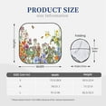 thumbnail image 4 of Yiaed Herbs and Wildflowers Print Car Front Windshield Sun Shade,Foldable Anti-UV Car Sunshade for Front Window for Most Vehicles-Small, 4 of 5