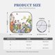 thumbnail image 3 of Fotbe Herbs and Wildflowers Juego de 2 Piezas de Parasoles para Parabrisas | Bloqueador Solar para Auto | Accesorios Plegables para Protección Solar Interior-Large, 3 of 6