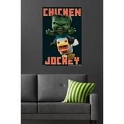 A Minecraft Movie - Chicken Jockey Wall Poster, 22.375 x 34