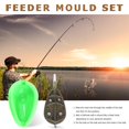 thumbnail image 1 of Juego De Moldes Para Comederos De Pesca Juego de moldes de alimentador de cesta de cebo de pesca de carpa método en línea (30/40/50g), 1 of 8