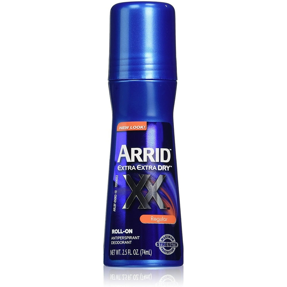 Arrid Extra Extra Dry Regular 2.5 Oz. Rollon Antiperspirant Deodorant