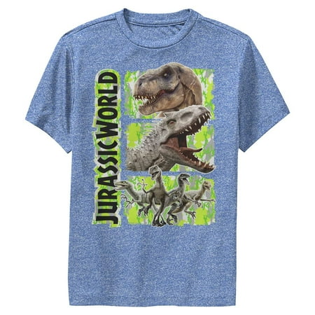 Marvel Kid's Little, Big Boys Ultra Panther T-Shirt, Royal Blue Heather
