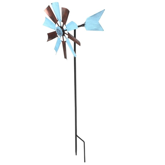 HAKIDZEL Garden Whirligig Spinners 1Pcs Iron Multi Colored Rotatable For Outdoor