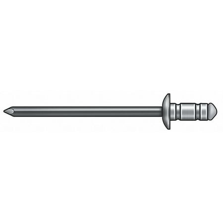 

Stanley Engineered Fastening Blind Rivet 1/8 Dia 0.313 L PK500 AD43ABSLF201