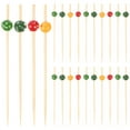 thumbnail image 3 of USHOBE Assorted Color Fruit Picks Themed Parties 100Set 4.7x0.4x0.4in, 3 of 8
