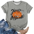 thumbnail image 4 of Daznico T-Shirt à Col Rond à Manches Courtes Imprimé Graphique Grande Taille pour Femmes, Confortable, Décontracté, pour Tous les Jours, 4 of 4