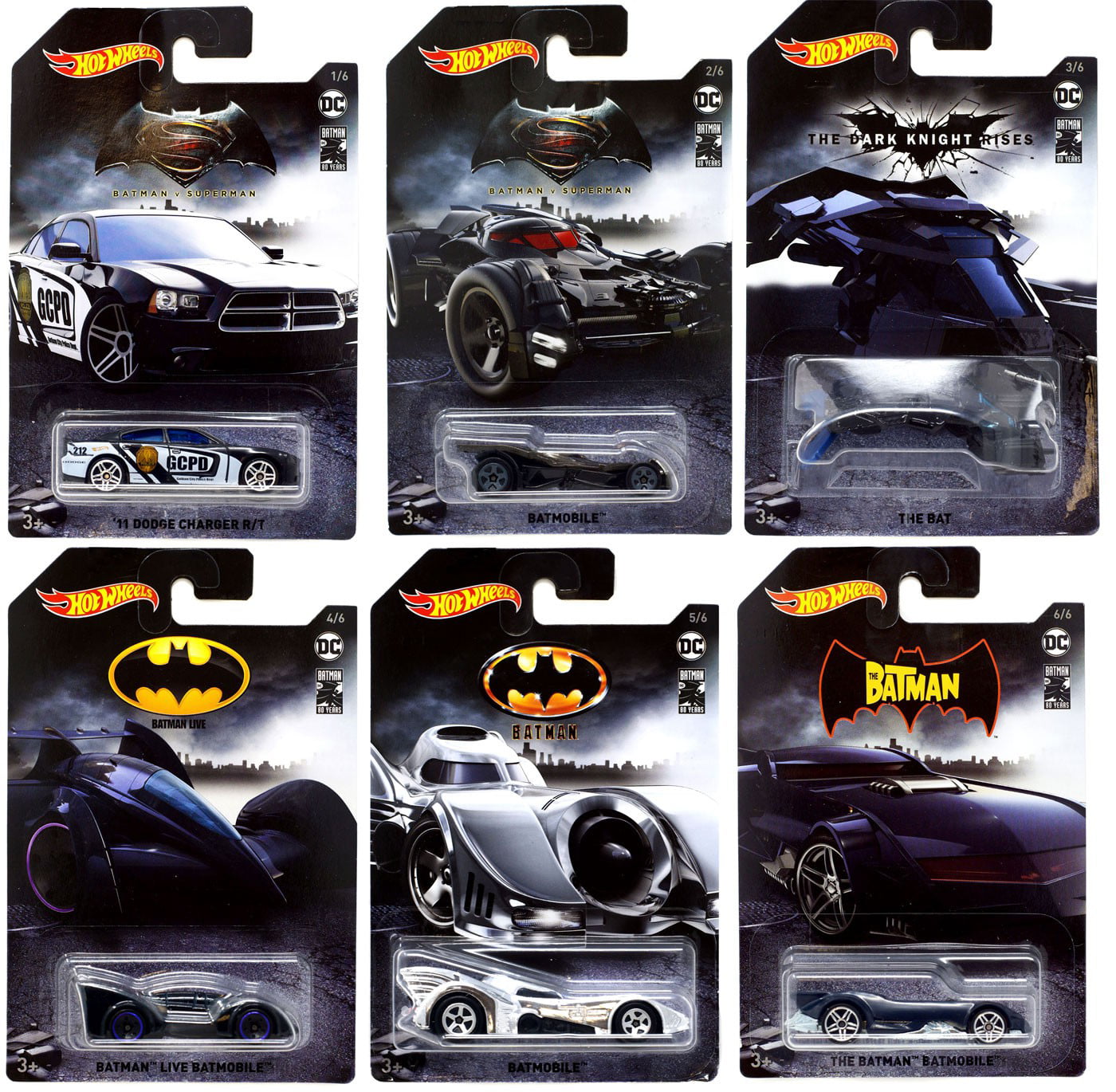 Hot Wheels Batman vs Superman 8 Car Set Wal-Mart Only Sold Out in Stores