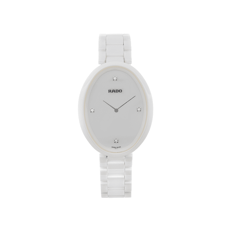 Rado Esenza 33mm Ceramic Touch White Diamond Dial Quartz Ladies