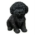 thumbnail image 2 of Dog Figurine Statue Resin Sculpture Ornament for Home Tabletop Living Room Decoration - Black, 2 of 6
