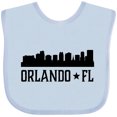thumbnail image 3 of Inktastic Orlando Florida Skyline City Boys or Girls Baby Bib, 3 of 4