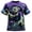 A24 Dark Purple, variant on FASHOFT Halloween Shirt for Men Skeleton Pumpkin Zombie Gothic Novelty Graphic Tees Short Sleeve Crew Neck Funny Graphic T-Shirt Light Green L