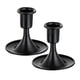 thumbnail image 1 of Advancent 2 pack/lote de café única y fragante adición al hogar alrededor del tamaño candelabro de Adviento elegante Decoración del hogar Negro 8.2*8.5 cm, 1 of 6