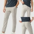 thumbnail image 2 of MSJUHEG Mens Sweatpants Mens Jeans Jetsetter Pants Avoid Hip Sagging High Resilience Fabric Stain Avoid Men'S Casual Pants Men'S Slim Fit Pants Cargo Pants For Men Beige 35, 2 of 9