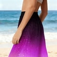 thumbnail image 7 of Mesh Beach Cover Up Pants for Women High Waisted Ombre Gradient Wide Leg Sheer Trousers Loose Fit Breathable Swimwear Outfits for Cruise, 7 of 7