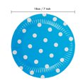 thumbnail image 2 of 60-Pack 7 inch 18cm Polka Dot Paper Paper Plate Dish Disposable Tableware Wedding Birthday Decorations, 2 of 2