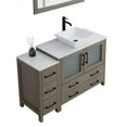 thumbnail image 6 of Vanity Art 48" Single Sink Freestanding Bathroom Vanity Set with Engineered Marble Top and Mirror, 6 of 10