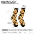 thumbnail image 2 of KLL Sunflowers 1 Print Cool Socks Men's Women's Crew Socks Funny Crazy Novelty Stockings, 2 of 6