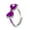 White K Purple 7750, variant on Women 925 Sterling Silver Butterfly Cubic Zirconia Thumb Ring Stress Anxiety Rings Women's Jewelry Lady Birthday Mother's Day Gifts