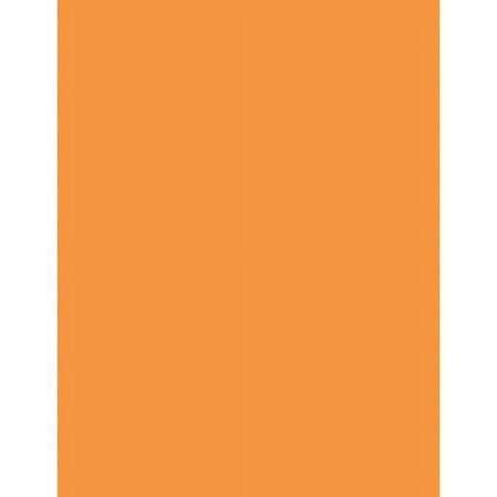 Pacon Laser Bond Paper - Neon Orange - Recycled - 10% Recycled Content - Letter - 8.50" x 11" - 24 lb Basis Weight - 100 Sheets/Pack - Bond Paper - Neon Orange | Bundle of 10 Packs