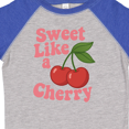 thumbnail image 4 of Inktastic Sweet Like a Cherry Cute Cherry Illustration Boys or Girls Toddler T-Shirt, 4 of 5