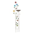 thumbnail image 3 of Baño para pájaros con enrejado de jardín, pequeño baño decorativo de hierro para amantes de los pájaros Mariposa, 3 of 8
