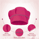 thumbnail image 4 of Conjunto de delantal y gorro de cocinero para niños y un par de puños, delantal con pechera ajustable para niños con 2 bolsillos. Lindo delantal de cocina para niños y niñas para cocinar,, 4 of 5