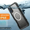thumbnail image 3 of Dteck Magnetic for iPhone 16 Case Waterproof,Built-in Screen Protector IP68 Underwater 16FT Military Dropproof Compatible with MagSafe Full Body Shockproof Case 6.1",Black, 3 of 11