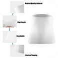 thumbnail image 4 of Unique Bargains Men's Slim Belt Waist Shaper Tummy Control Belt Body Shaper Girdle Waist Trimmer M White, 4 of 7