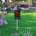 thumbnail image 3 of Yjiankangz No Smoking Thank You Yard Sign with Stake Rustproof Outdoor Aluminum Yard Sign with Stake Outdoor Yard Decorations Yard Supplies for Home Garden Lawn 4.6x6 inches, 3 of 7