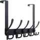 thumbnail image 1 of Over The Door Hook Door Hanger Hook Rack With 5 Tri Hooks For Hanging Coats, Door Towel Rack Towel Hanger Door Coat Hanger Over Door Coat Rack For Bat, 1 of 4