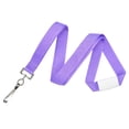 thumbnail image 4 of 6 Pack - Premium Bright Color Neon Lanyards with Breakaway Clasp - Cute and Durable for School Hall Passes, Student & Work Badges, Cruise Cards by Specialist ID by Specialist ID (Lavender Purple), 4 of 5