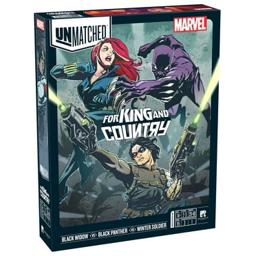 Unmatched: Marvel - for King and Country - Strategy Fighting Superhero Game for Family, Teens & Adults by Restoration Games