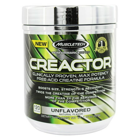 Muscletech Products - Creactor Créatine Formula Performance Series 120 Unflavored Portions - 7,16 oz