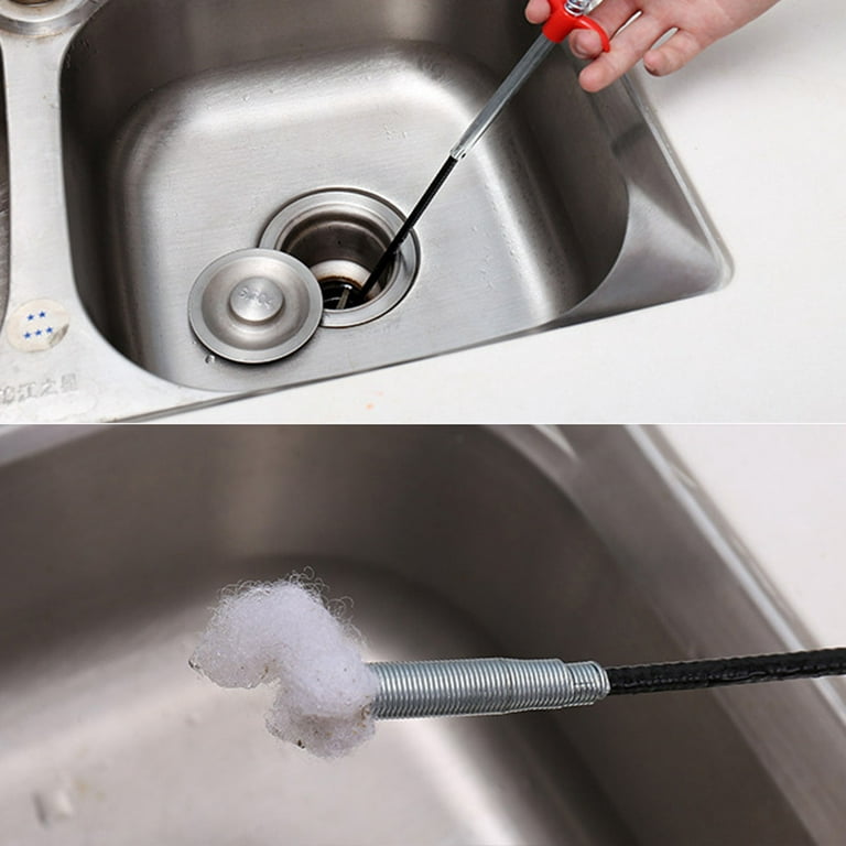Sewer Pipe Dredging Extractor Flexible Grabber Claw Reacher Tool Drain Clog  Remover Cleaning Tool for Sewer Sink Toilet New 