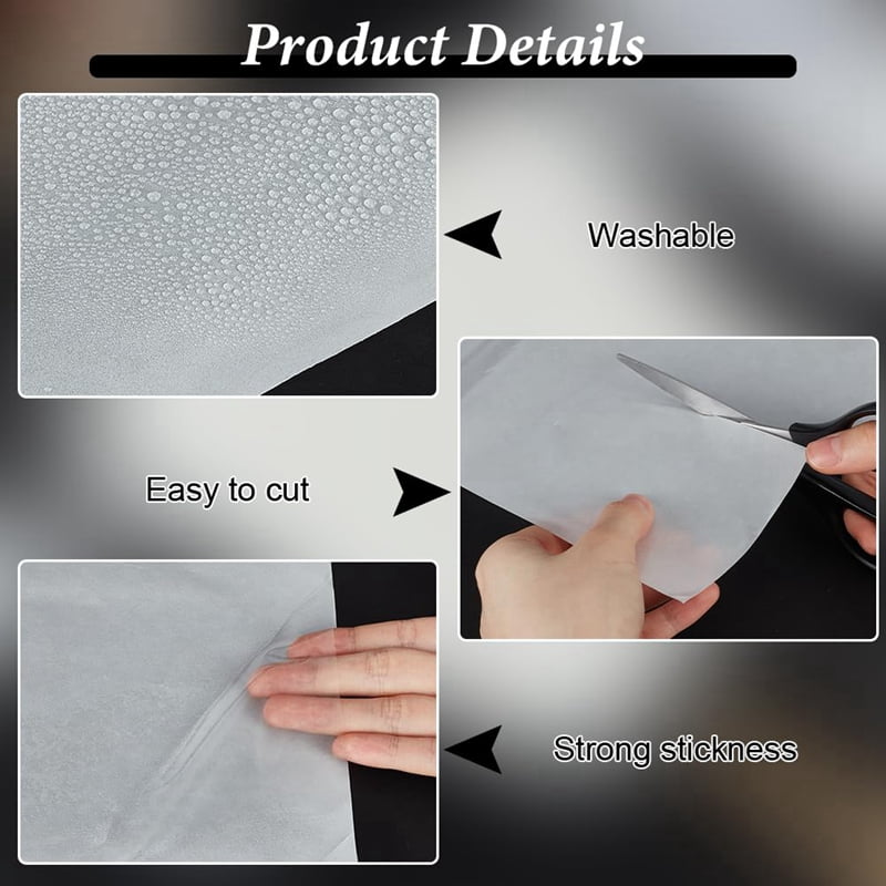 36 PCS Iron on Double Sided Adhesive Sheets 9.8x11 Inch Hot Melt Adhesive Film Patch Magic Fabric Repair Iron-on Patch