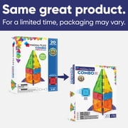 MAGNA-TILES Combo 20-Piece Magnetic Construction Set, the Original Magnetic Building Brand