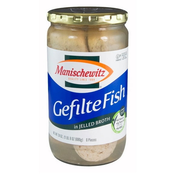 Manischewitz Gefilte Fish en Bouillon Gelé 680 g - Tradition Intemporelle