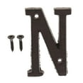 thumbnail image 2 of GROWTH TANK 2pcs Home Door Doorplate Wall Mailbox Letters Creative Cast Iron Label Bedroom O N, 2 of 9