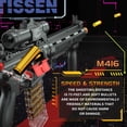 thumbnail image 4 of Pistola eléctrica de juguete Soft Bullet UNCLEKAISSEN M416 con 80 dardos, 4 of 6