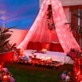 thumbnail image 3 of Luces Solares en Cadena JMEXSUSS 4 Paquetes 400 LED Rojas Impermeables, 3 of 8