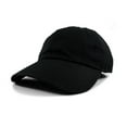 thumbnail image 3 of Polo Style Baseball Cap Ball Dad Hat Adjustable Plain Solid Washed Cotton Mens Womens Black, 3 of 6
