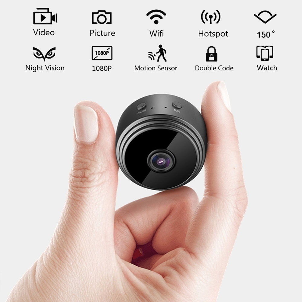Mini Camera IP WiFi 1080P Hidden Infrared Light Magnet with Micro Camera (Gift Camera Holder) picture