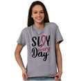 thumbnail image 3 of Breast Cancer Survivor Slay Every Day Women's Graphic T Shirt Tees Brisco Brands M, 3 of 5