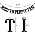 thumbnail image 2 of Qttier Aged to Perfection Banner for Birthday Anniversary Party Decorations Assembled Supplies Decor Black Glitter Cardstock, 2 of 10