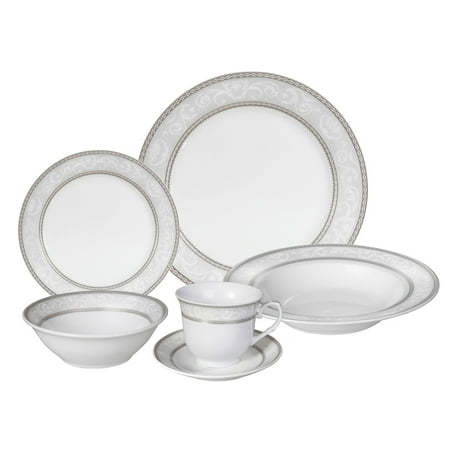 

Lorren Home Trend s Sirena 24-piece Porcelain Dinnerware Set