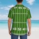 thumbnail image 4 of Fotbe American Football Field2 Camisa Hawaiana para Hombre Unisex – Camisa Casual de Verano con Botones de Manga Corta de Algodón y Lino,Small, 4 of 7