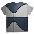 thumbnail image 2 of Championship Basketball White & Navy Blue All Over Youth T Shirt Multi YMD, 2 of 2